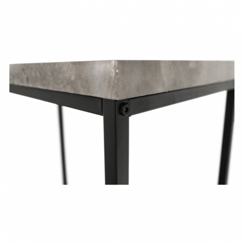 Pomoćni stol, crno/beton, TENDER