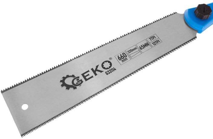Japán kétoldalas fafűrész 660/320 mm fűrészlappal, GEKO