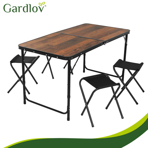 Skladací záhradný stôl + 4 stoličky Gardlov (akce)