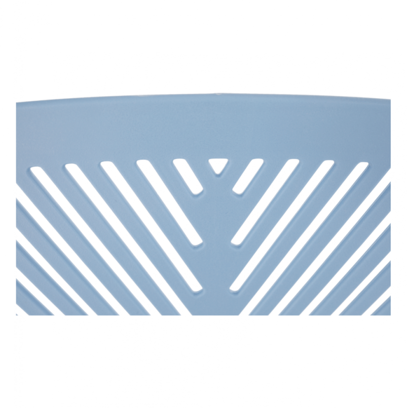 Vrtljivi stol, modra/krom, SELVA