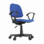 Krzesło biurowe, niebieski/czarny, TAMSON