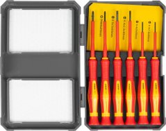 Strend Pro set odvijača, VDE 6 komada, ravni + Phillips, električarski