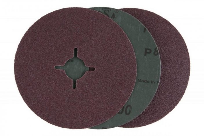 Fiber disk P80 125 mm M14