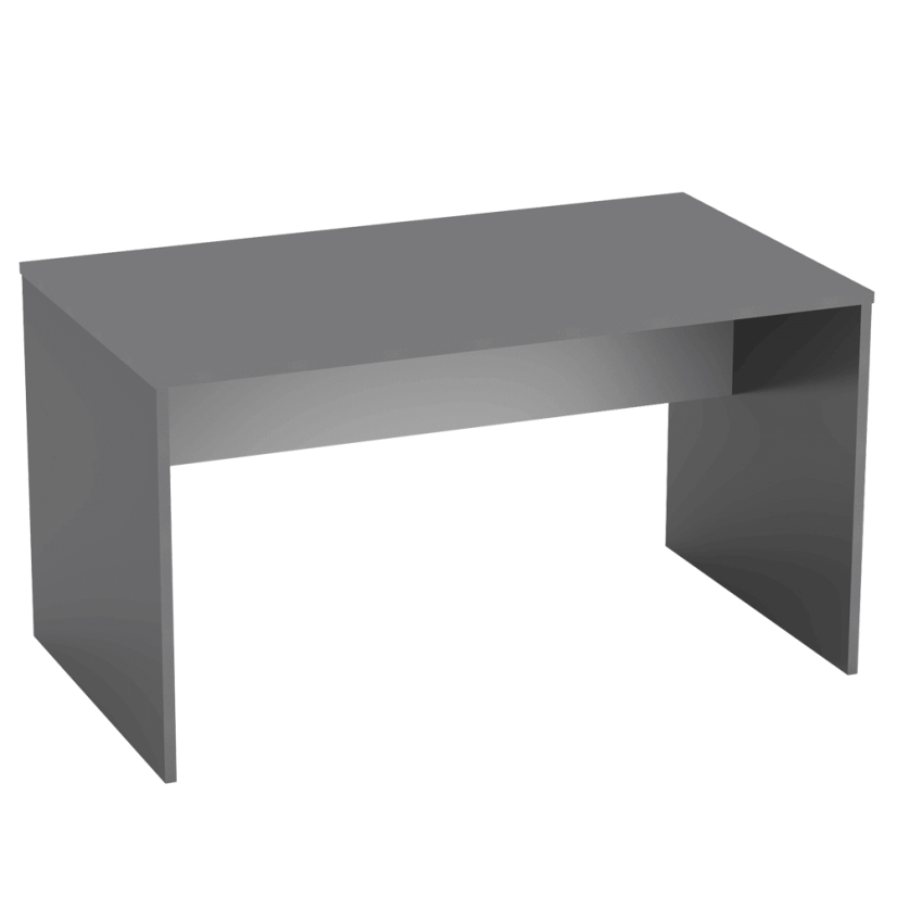 PC-Schreibtisch, Graphit/Weiß, RIOMA NEW TYPE 11 (akce)