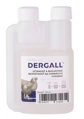 DERGALL® 100 ml, prostředek proti parazitům, na drůbež