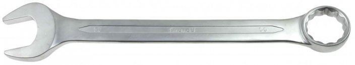 Klíč očkoplochý chrom-vanadium, satinovaný 46 x 46 mm, TVARDY