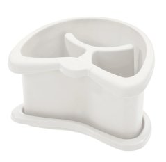 Abtropffläche für Besteck UH 18,8X12,1XH13,3CM weiß „BRIO“ TONTARELLI