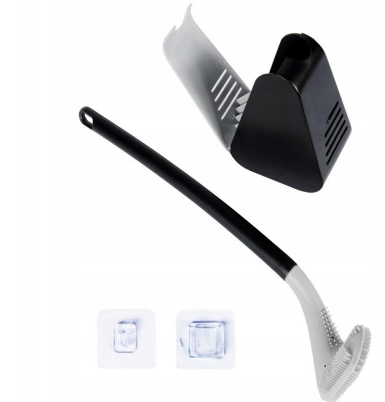 Set WC četki SMART crni silikon