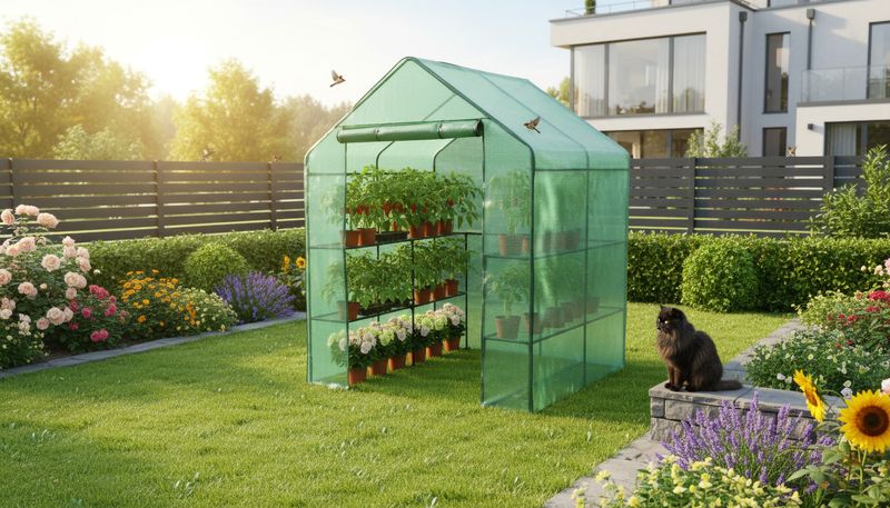 Dampfbad Strend Pro Greenhouse X098, Folie, 1420 x 1420 x 1930 mm, Folienhalter