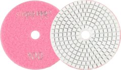 Strend Pro Premium P100 tárcsa, 100 mm, polírozó, gyémánt, tépőzáras, nedves polírozó és csiszoló