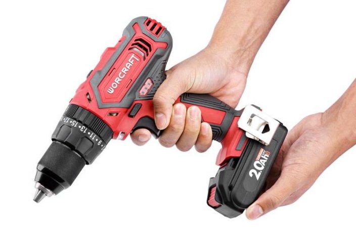 Skrutkovač Worcraft CD-20LiH, 20V, 2x Li-ion 2.0Ah