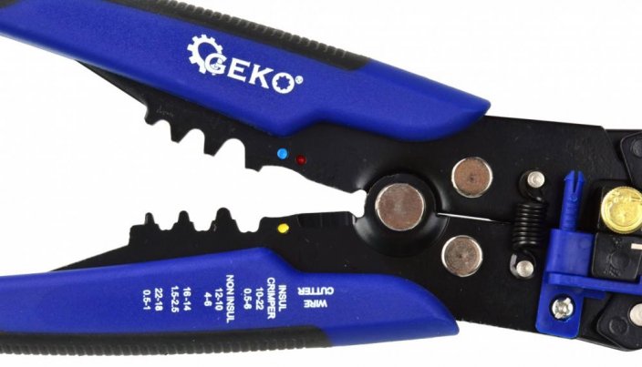 Clești pentru tragerea cablurilor izolatoare 0,2-6 mm și împingerea conectorilor GEKO