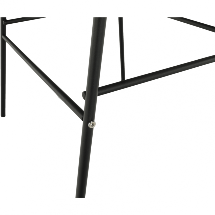 Barhocker, dunkelgrauer Stoff/Metall, MARIOLA 2 NEU