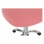 Vrtljivi stol, roza/krom, SELVA