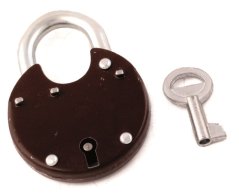 Lacăt simplu cu zăvor, 80 mm (ofertă specială)