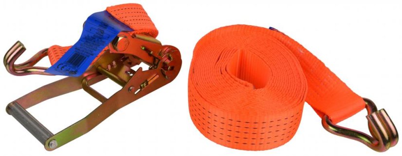 Spanngurt mit Ratsche 5000 kg, 2 Haken, 50 mm x 8 m, GEKO