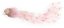 Decor de Craciun MagicHome, Paun, roz, puf, 50x20x23 cm