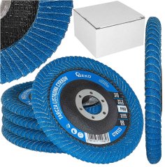 Disc abraziv cu lamele pentru suduri 125 x 22,2, granulație 80 ZIRKON, GEKO (promoție)
