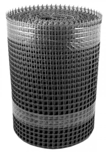 Mrežica plastična crna, mreža 30 x 30 mm, 1,2 x 25 m, XL-ALATI
