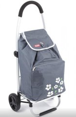 Torba za kupovinu na kotače MALAGA siva