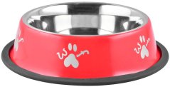 Miska MagicHome Woof 23 cm, 900 ml, červená, pro psa