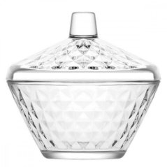 Zahărieră ARTEMIS cu capac, sticlă, transparentă, volum 330ml