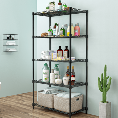 Regal, 5-fach, schwarz, SUER TYP 2
