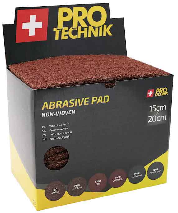 Schleiffaser 15 x 23 cm Körnung 80-120, BRUTTO, XL-TOOLS