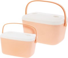 Set de 2 cutii frigorifice POLAR, roz