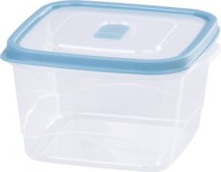 MagicHome-Glas, aufklappbarer Deckel, für Lebensmittel, 0,85 Liter, 12,7 x 13,9 x 8 cm