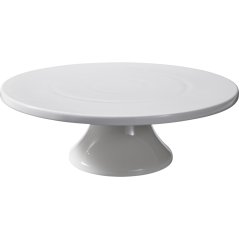 Tavă de porțelan pentru torturi, 28 cm, albă