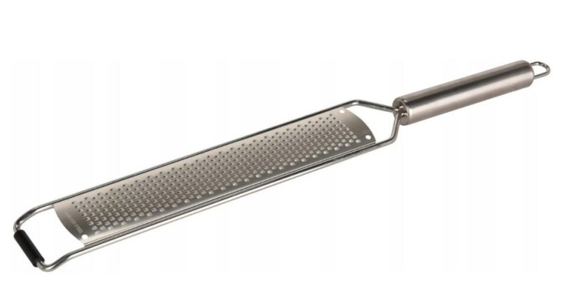 Rozsdamentes acél reszelő 38x5cm fogantyúval