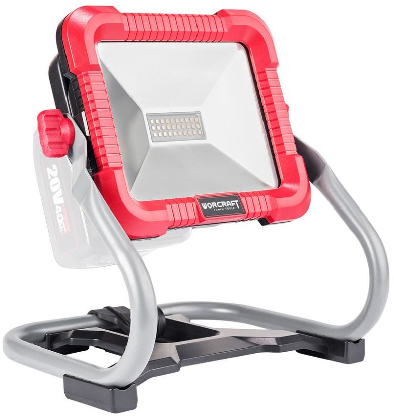 Reflektor Worcraft CLED-S20Li-30WA ShareSYS, 20V Li-Ionen, 30 W, 1000/2000/3000 lm