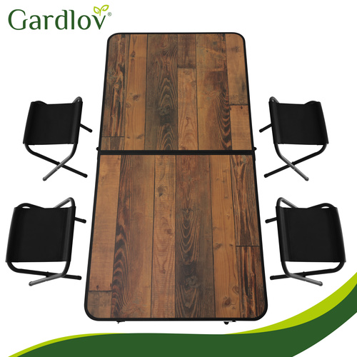Skladací záhradný stôl + 4 stoličky Gardlov (akce)