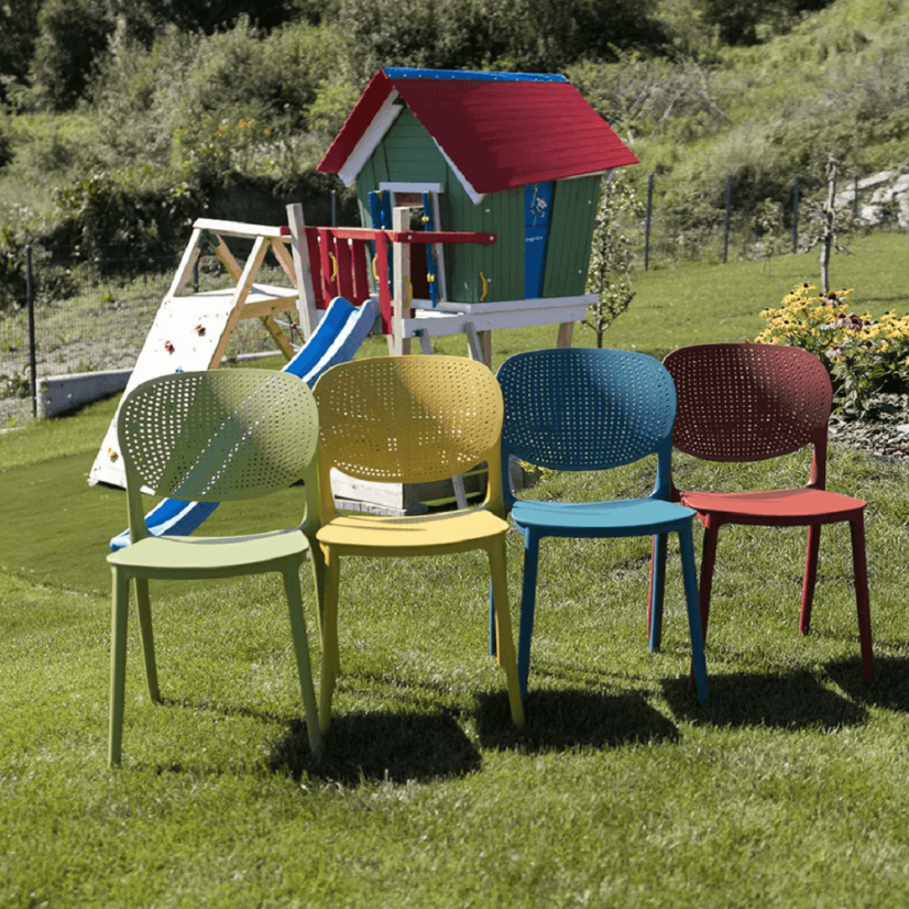 Stolička, biela, FEDRA NEW