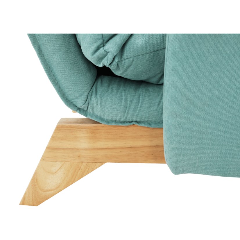 Sessel mit Untergestell, Mint/Natur, ZANDER