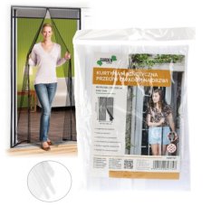 Sieť proti hmyzu magnetická, 80/90/100x210/220 cm, biela