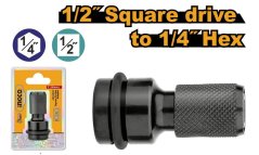 Adapter Gola 1/2" na HEX INGCO