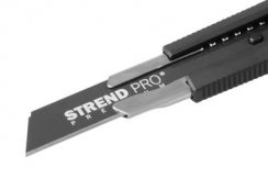 Nůž Strend Pro Premium FD7815, BlackMatt, SoftTouch, 18 mm, odlamovací