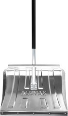 Odhrnovač ALUMAX S, 500x375/1505 mm, lopata na sníh, s držadlem, odhrnovač, gumová lišta, ALU násada, mix barev, SMONTOVANÝ