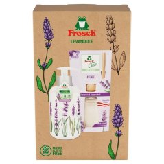 Poklon set Frosch, lavanda, difuzor i tekući sapun, 90 ml + 300 ml