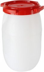 Bačva 60l UH navoj.poklopac crveni