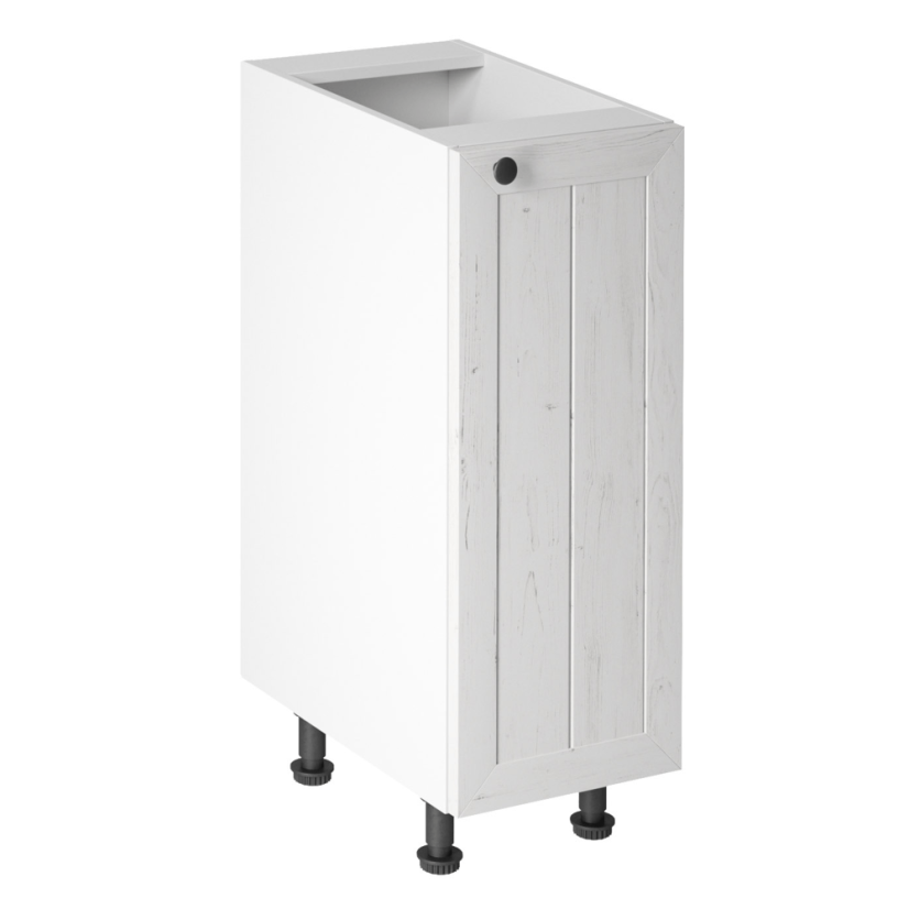 Unterschrank D30, rechts, Weiß/Andersen-Kiefer, PROVANCE