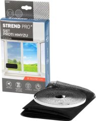 FlyScreen2-Netz 150x180 cm, gegen Insekten und Mücken, für Fenster, schwarzes PE (akce)