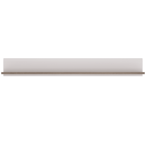 Półka biały ekstrawysoki połysk HG/dąb sonoma ciemny truflowy, LYNATET TYP 60