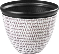 Strend Pro Marmor-Blumentopf, 37 x 30 cm, braun (akce)