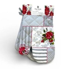 Mănuși pachet de 2 cu strat de teflon și magnet, design PINK