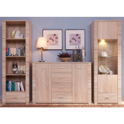 Komoda tip 9, dub sonoma, GRAND