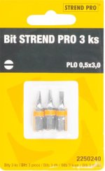 Bit Strend Pro Flat 0,5x3,0, Packung. 3 Stk