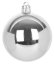 Koule MagicHome Vánoce, 20 ks, 6 cm, stříbrné, na vánoční stromek